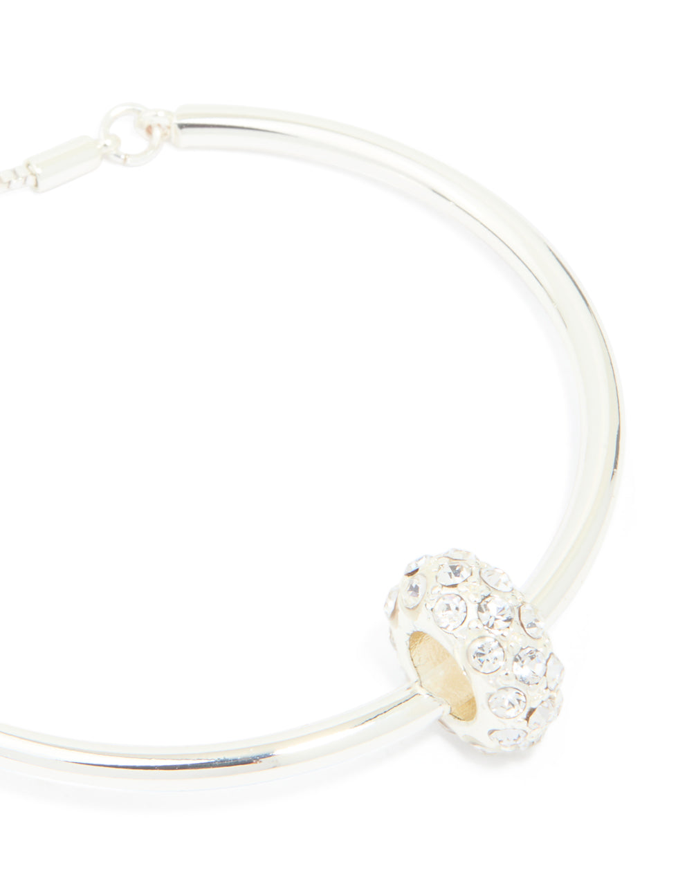 Silver Rondell Toggle Bangle
