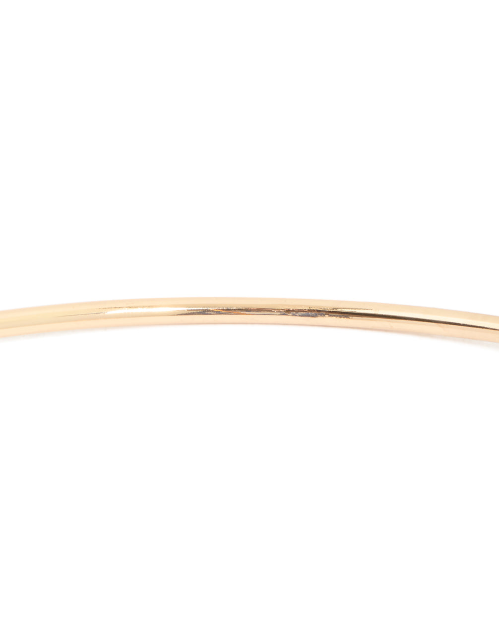 Gold Teardrop Torque Choker Necklace
