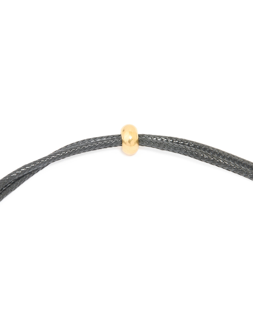 Waterproof Gold Plated Stainless Steel Large Bubble Letter J Cord Necklace