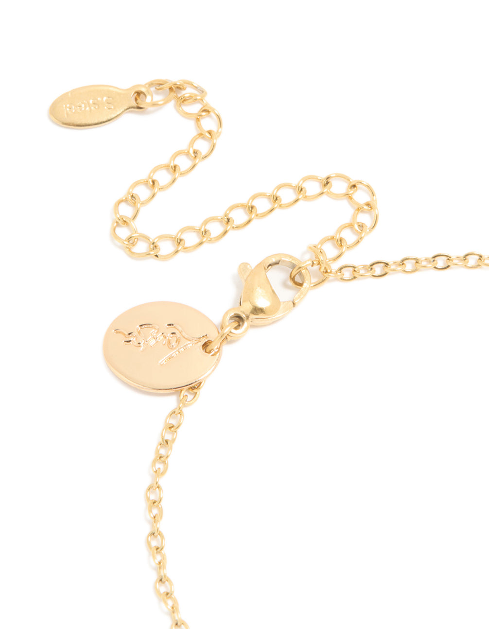 Waterproof Gold Plated Stainless Steel Cubic Zirconia Sagittarius Zodiac Sign Bracelet