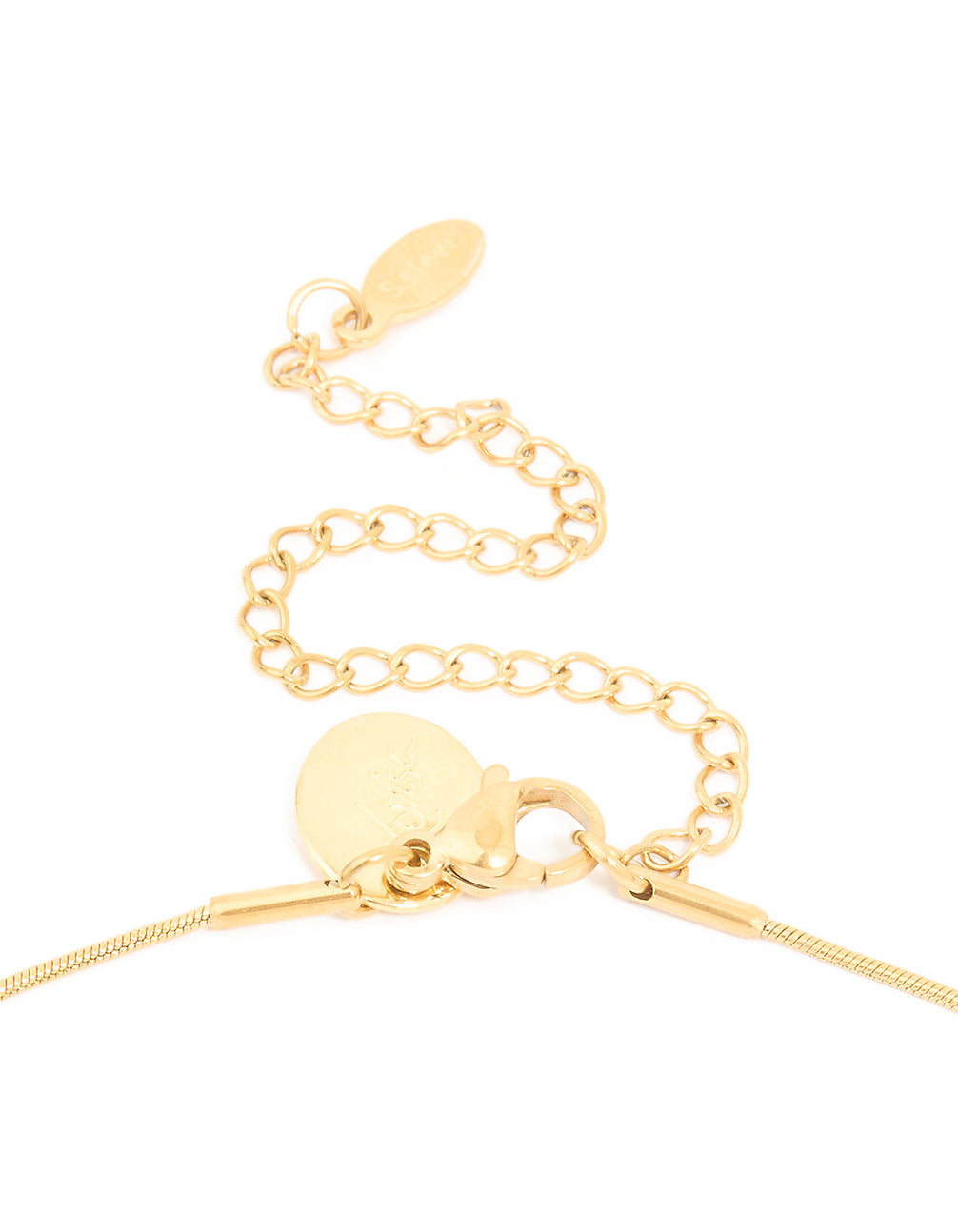 Waterproof Gold Plated Stainless Steel Threaded Ball Necklace