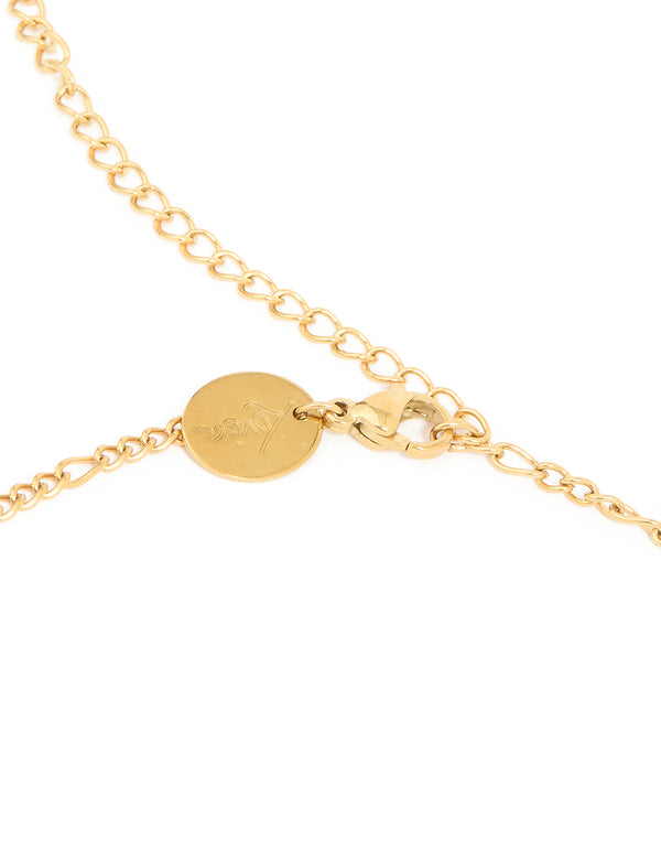 Waterproof Gold Plated Stainless Steel Figaro Waist Chain