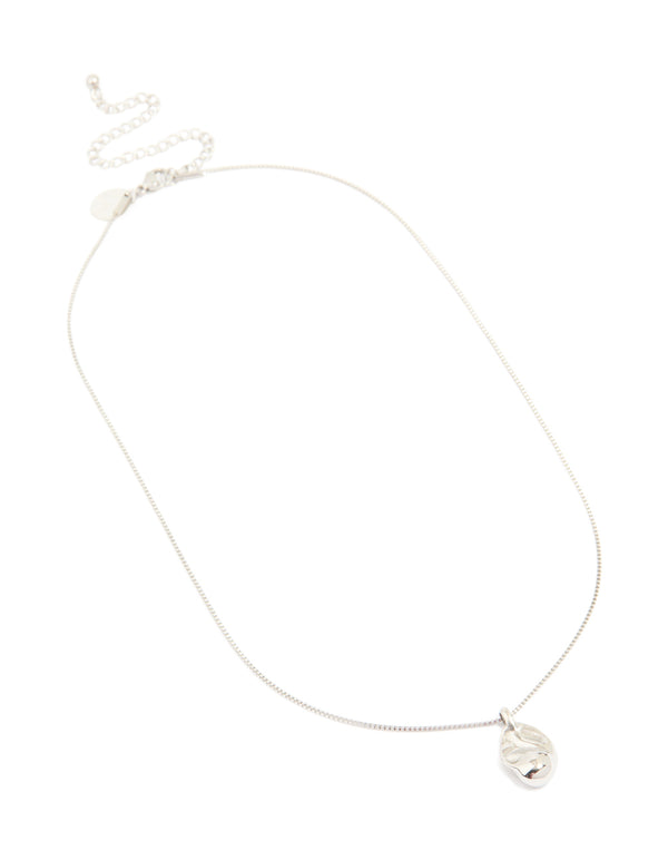 Waterproof Stainless Steel Organic Pendant Necklace