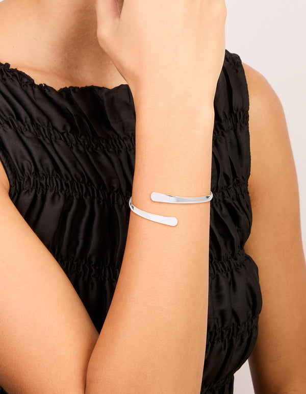 Silver Wrap Around Bangle