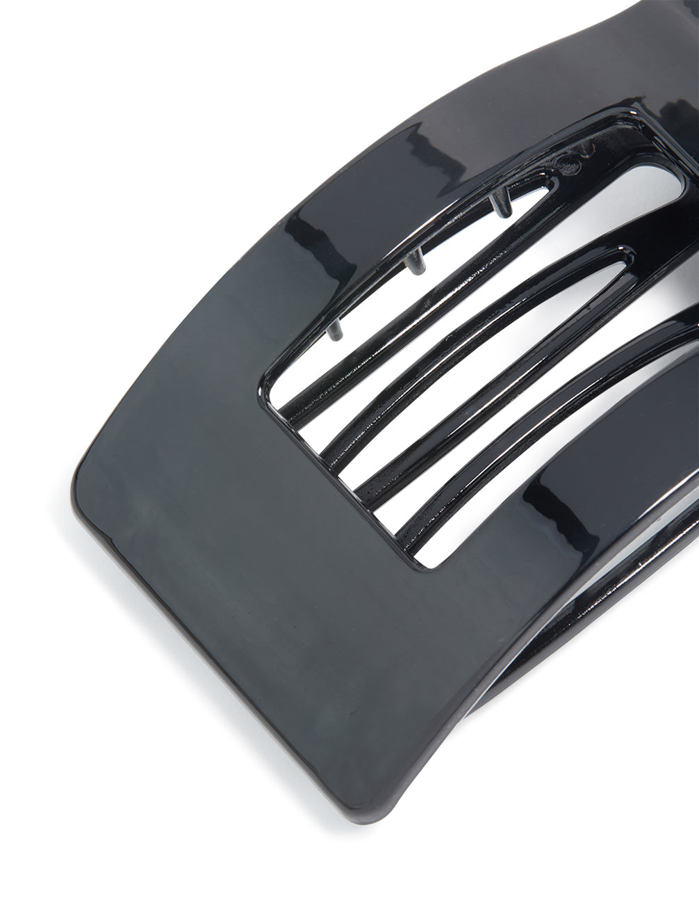Black Rectangle Hair Claw Clip