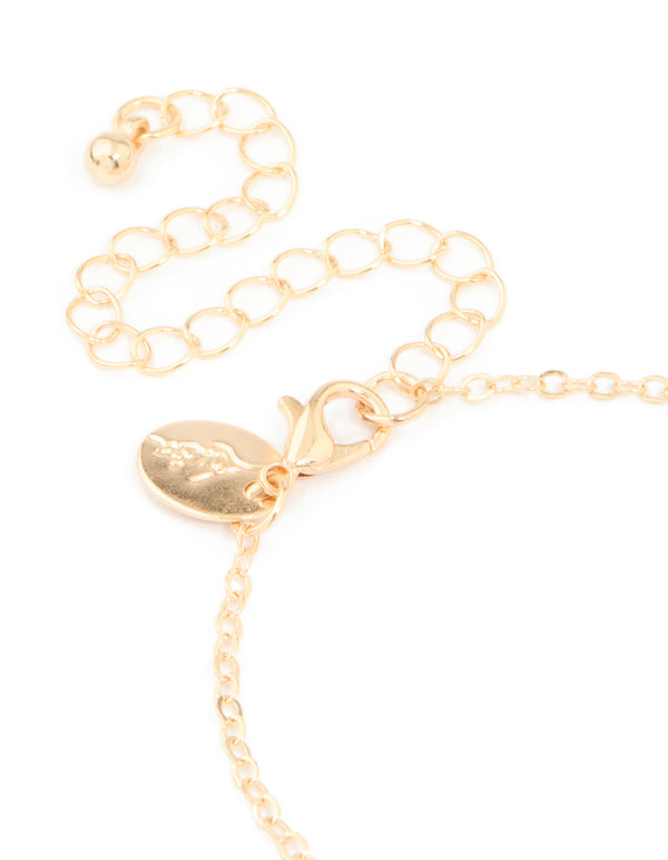 Kids Gold Shaker Unicorn Necklaces 2-Pack