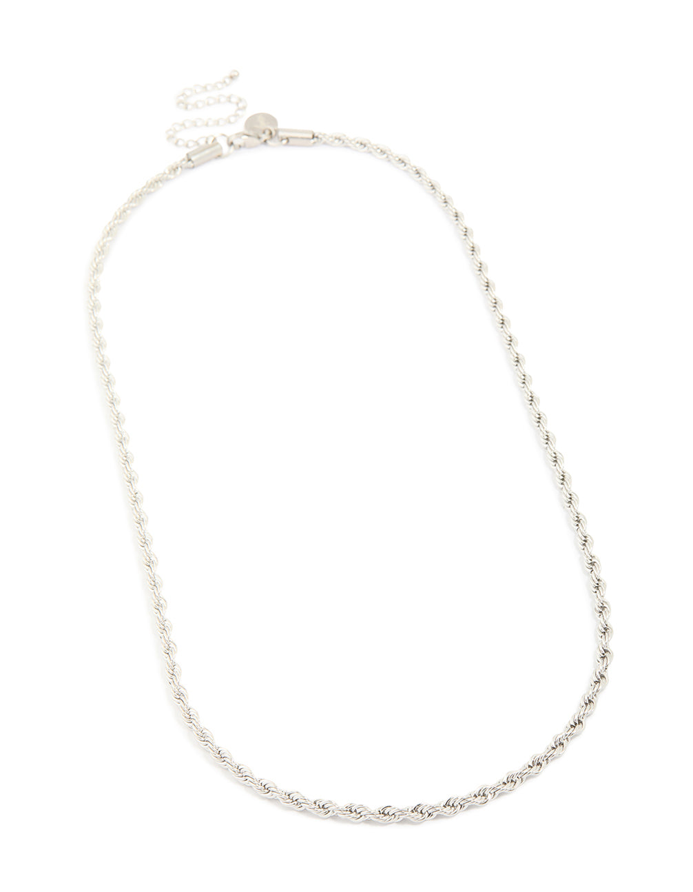 Mens Waterproof Stainless Steel Large Twist Chain Necklace