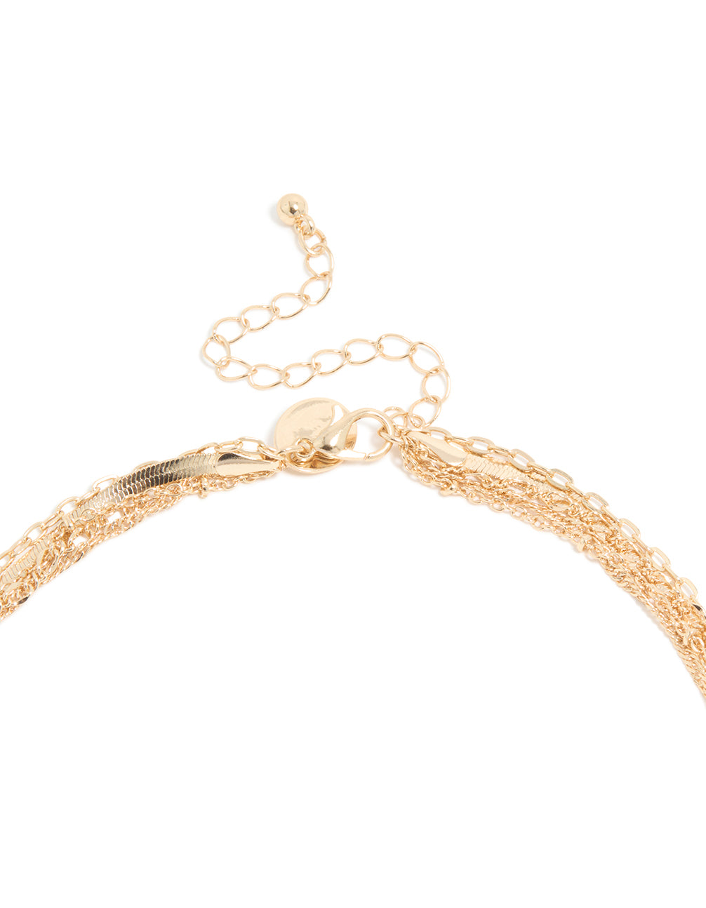 Gold Heart & Compass Layered Necklace