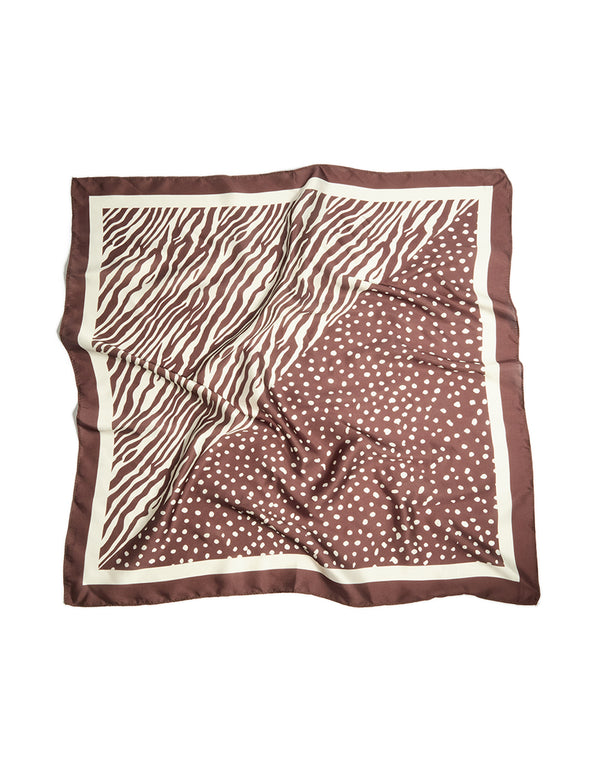 Half Spot & Zebra Fabric Scarf
