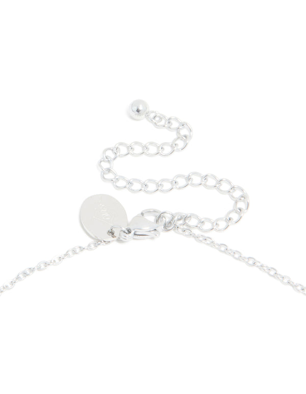 Waterproof Stainless Steel Mini Bubble Letter Z Necklace