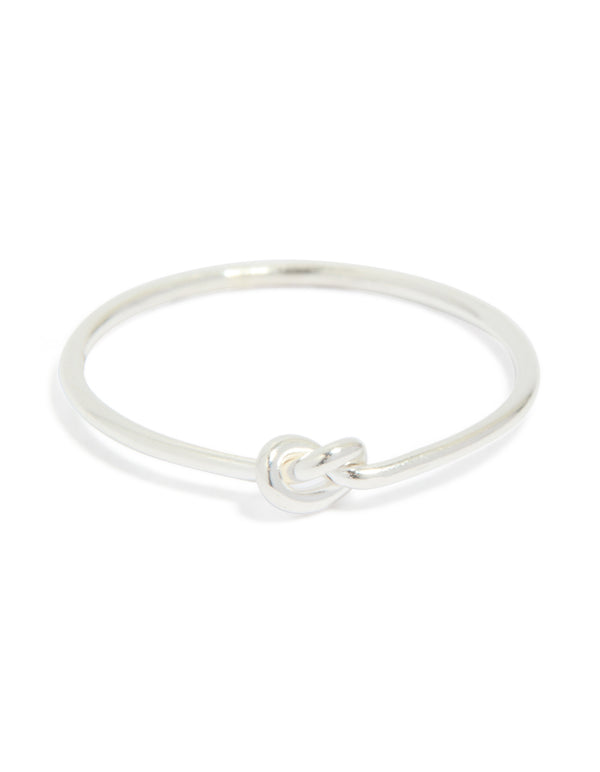 Sterling Silver Tiny Knot Ring