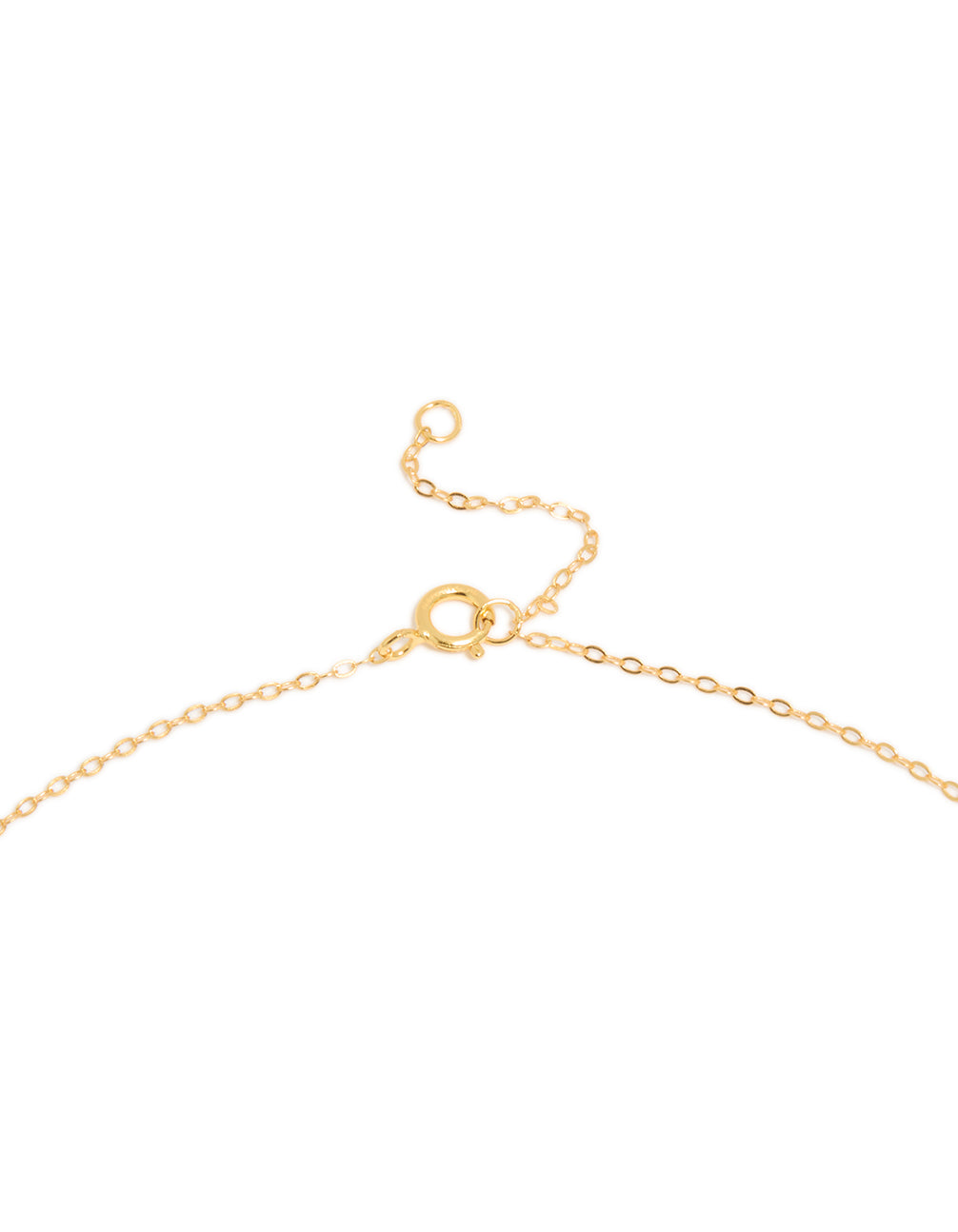 Gold Plated Sterling Silver Bubble Letter M Necklace