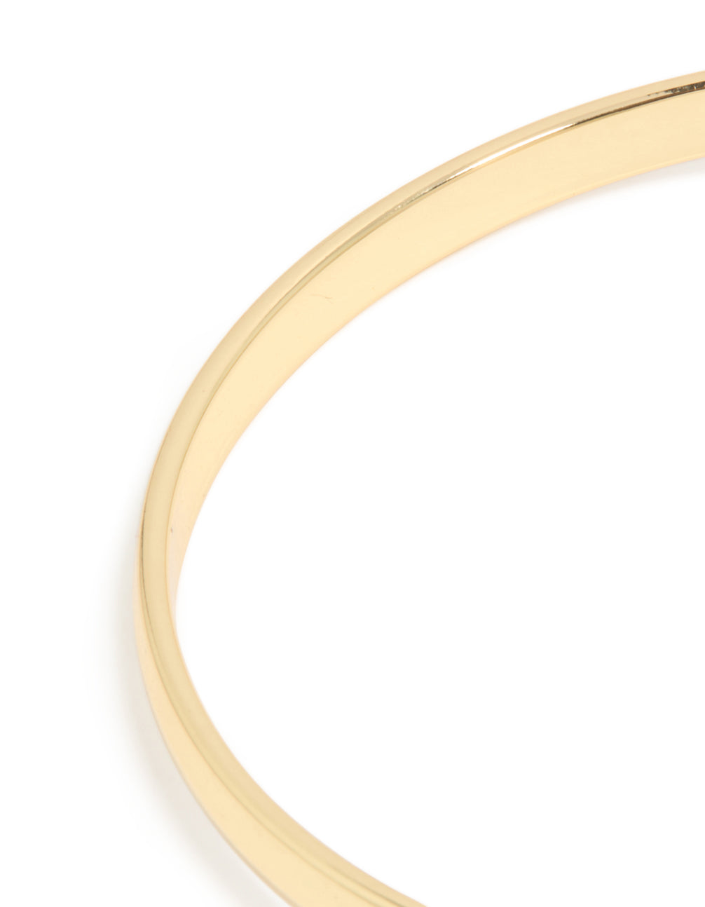 Gold Plated Teardrop Wrap Bangle