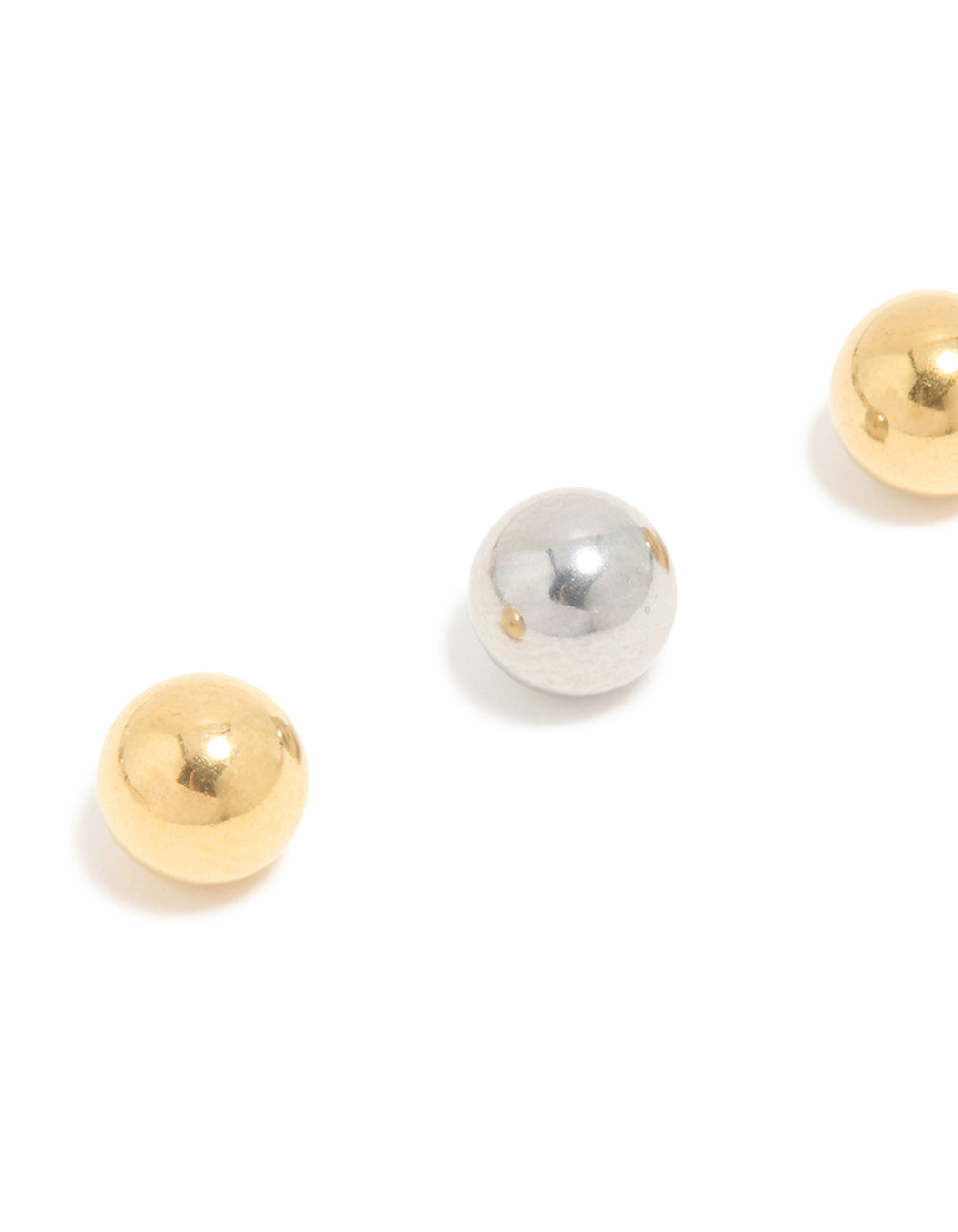 Metal Belly Bar Balls 4-Pack