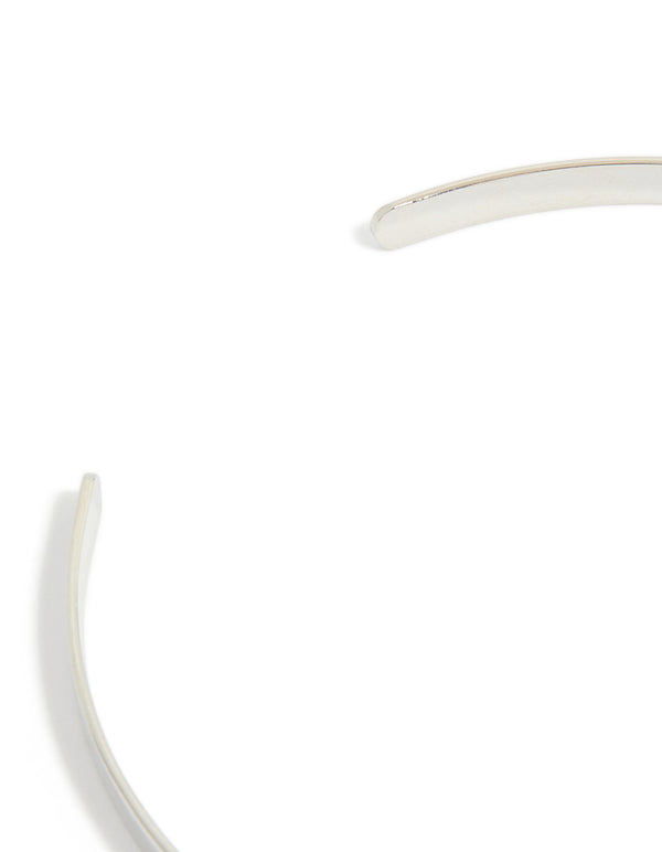Silver Diamante Chains Drop Arm Cuff