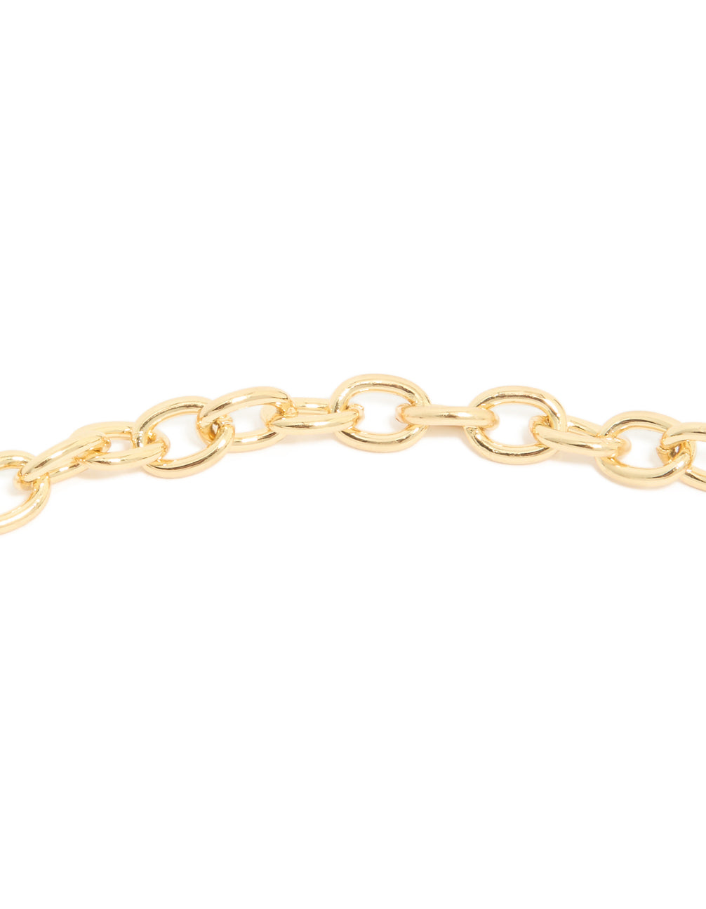 Gold Plated Heart Charm Necklace