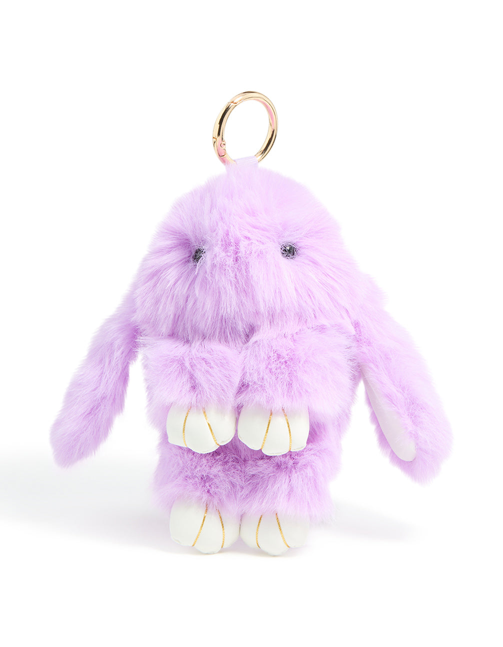 Kids Purple Polyester Bunny Key Chain