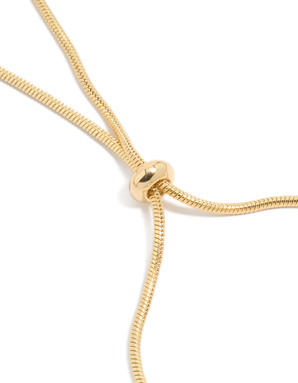 This gold plated beaded charm toggle bracelet with pink genuine shell flower inlay closure detail view