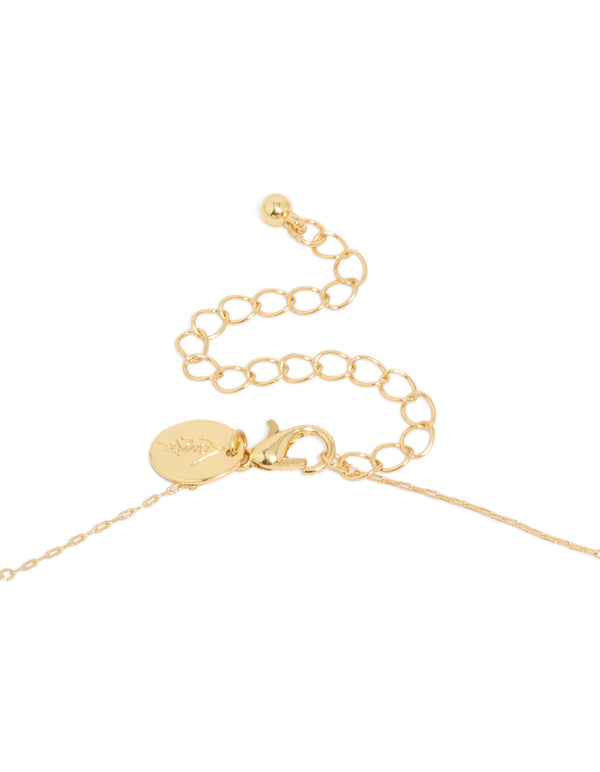 Highlighting the clasp mechanism on a beaded rosary necklace with cross, crafted from diamante in gold plated material clasp detail view