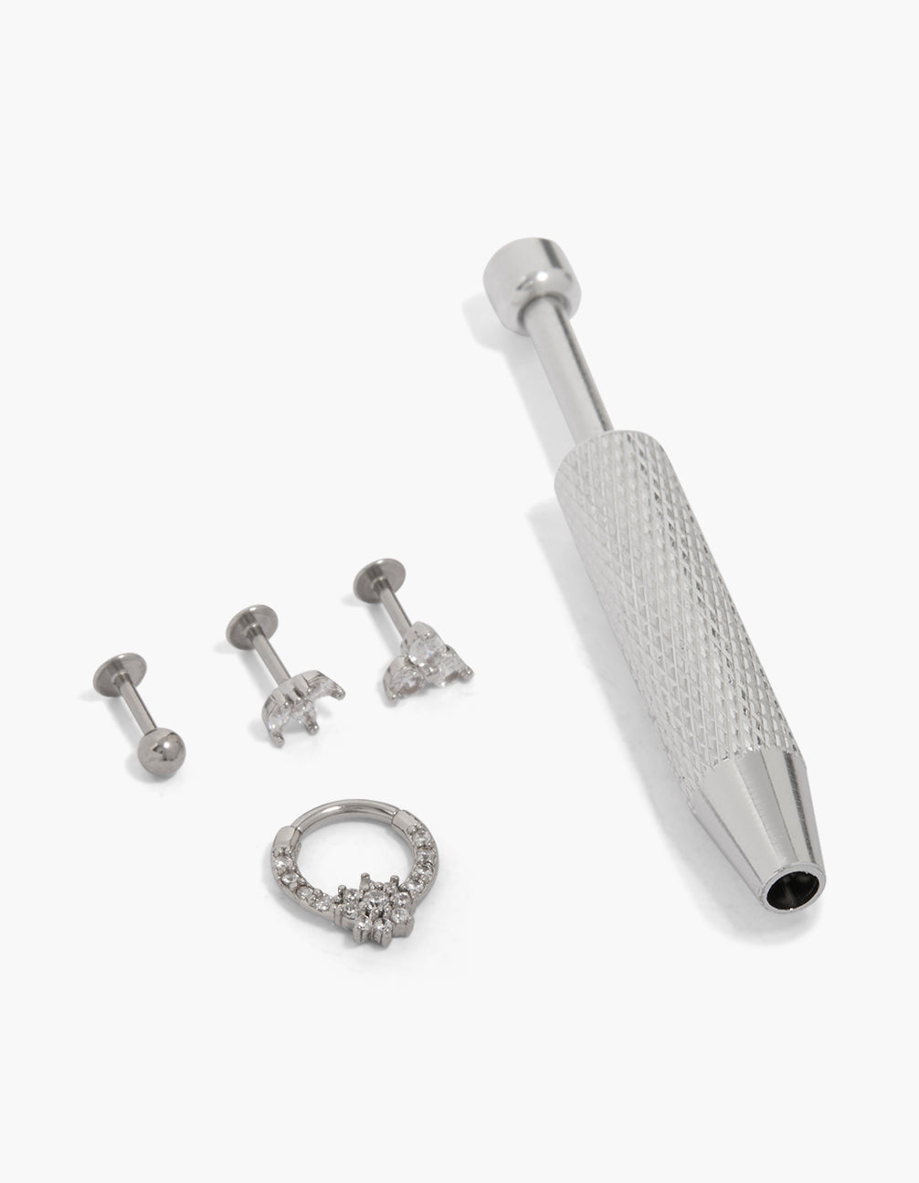 Surgical Steel Flat Back Tool & Studs Set