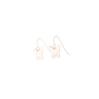 Rose Gold Butterfly Stud Earrings - link has visual effect only