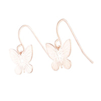 Rose Gold Butterfly Stud Earrings - link has visual effect only