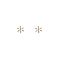 Silver Snowflake Stud Earrings - link has visual effect only