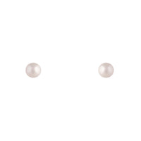 Sterling Silver Pearlised Bead Stud Earrings - link has visual effect only