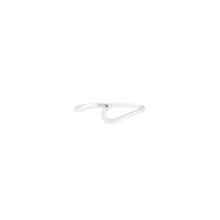 Sterling Silver Thin Wave Ring - link has visual effect only