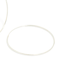 Sterling Silver 50Mm Hoop - link has visual effect only