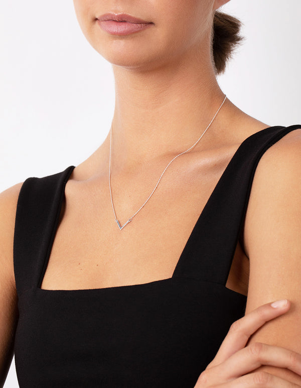 Sterling Silver Arrow Necklace