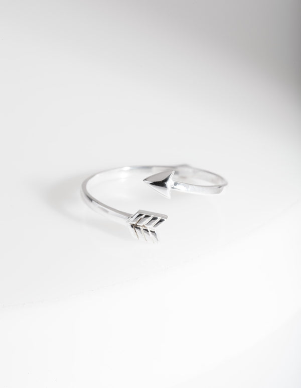 Sterling Silver Arrow Wrap Ring