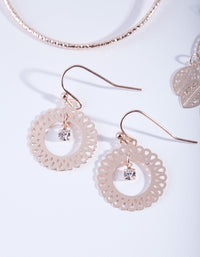 Rose Gold Filigree Earring Pack - link has visual effect only