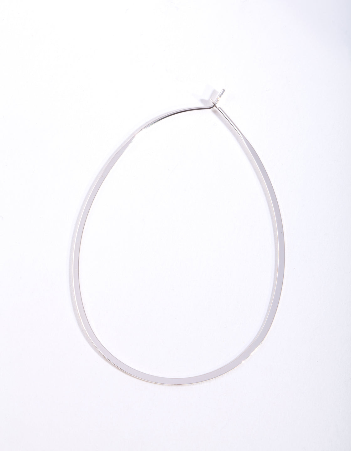 Silver Fine Teardrop Earrings