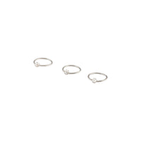 Surgical Steel Upper Ear Hoop Earrings - link has visual effect only