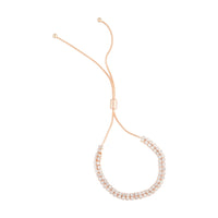 Gold Double Row Cup Chain Tassel Bracelet - link has visual effect only