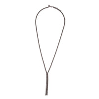 Gunmetal Chain Y Neck Necklace - link has visual effect only