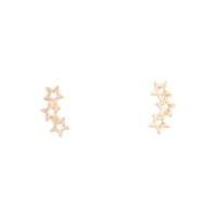 Gold Starline Stud Earrings - link has visual effect only