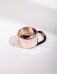 Rose Gold Round Clamp Hair Tie - link has visual effect only