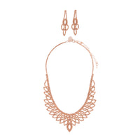 Rose Gold Decorative Cup Chain Diamante Set - link has visual effect only