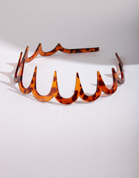 Tortoiseshell Wave Headband - link has visual effect only