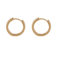 Gold Diamante Pave Huggie Hoop - link has visual effect only