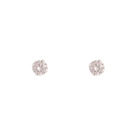 Sterling Silver Baby Carat Stud 2mm Earrings - link has visual effect only
