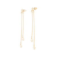 Gold Trio Star Drop Earring - link has visual effect only