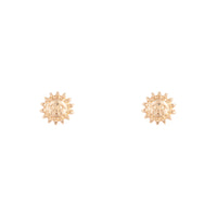 Mini Gold Sunshine Stud Earrings - link has visual effect only
