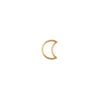 Gold Celestial Moon Cartilage Earrings - link has visual effect only