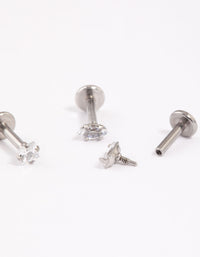 Surgical Steel Fine Diamante Flat Back Pack - link has visual effect only