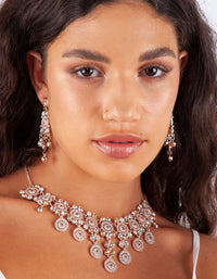 Rose Gold Dolce Vita Necklace - link has visual effect only