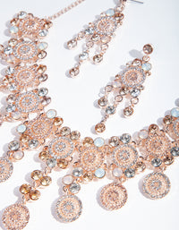 Rose Gold Dolce Vita Necklace - link has visual effect only