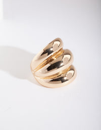 Gold 3 Layer Ring - link has visual effect only